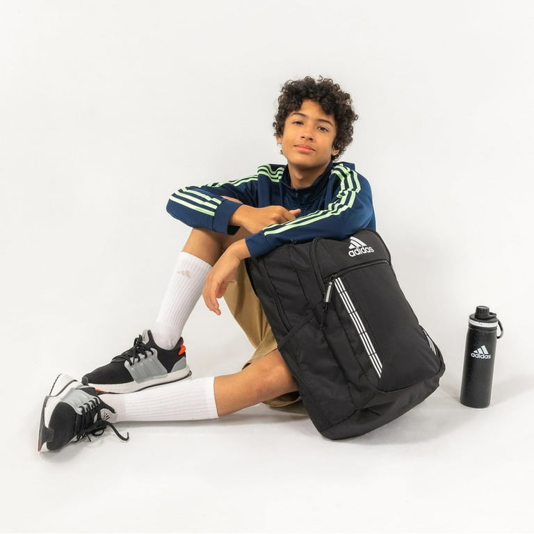adidas Excel 7 Backpack Olive Strata Green Black Impact Orange One Size