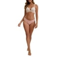 thumbnail image 2 of INSPIRE CHIC 3 Layers Leak Proof Briefs for Women's Cotton Mid-Waisted Elastic Waistband Underwear S Pink, 2 of 4