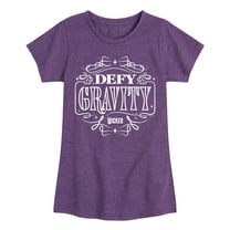 Wicked - Defy Gravity - Girls Toddler and Youth Fitted Short Sleeve Graphic Tee
