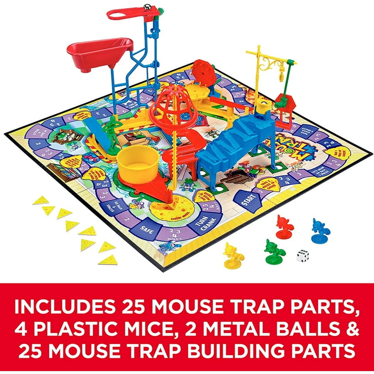 Mouse Trap Board Game - The Crazy Game with 3 Action Contraptions