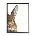 thumbnail image 2 of Stupell Industries Farm Rabbit Gaze Adorable Whiskered Animal Grey Framed, 11 x 14, Design by George Dyachenko, 2 of 5
