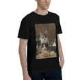 thumbnail image 2 of Bingfone Cat Family Men'S Loose Fit Short-Sleeve Pocket T-Shirt, 2 of 7