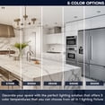 thumbnail image 2 of LUXRITE 6 In. LED Regressed Light with Square Black Trim, 22W, 1800LM, 5CCT, 38 Beam, Dimmable, Twist-N-Lock ETL 4 Pack, 2 of 7
