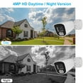 thumbnail image 4 of Anpviz 4MP POE IP Camera Outdoor Security PoE H.265 CCTV Video Surveillance Camera 2.8mm Lens Remote View Audio IR 30m IP66 P2P, 4 of 8