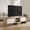 Beige+White, variant on Topcobe 65" Modern TV Stand, TV Table Stand, Entertainment Center with Storage, TV Cabinets for Living Room, Engineered Wood Entertainment Console with Open Shelving for Living Room & Media Setup