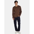 thumbnail image 3 of George Men's and Big Men's Cotton Crewneck Tee with Long Sleeves, 3-Pack, Sizes XS-3XL, 3 of 7