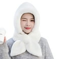thumbnail image 1 of CSChome Winter Hat Autumn Winter Warm Hat - Plush Lining Windproof Integrated Headwear Scarf, 1 of 7