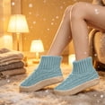 thumbnail image 2 of Cmfcve Fuzzy Slipper Socks for Women Non-Slip Winter House Socks Solid Thick Warm Socks, 2 of 6