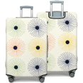 thumbnail image 2 of Stretch Luggage Cover XL(29-32in)– Elastic Travel Suitcase Protector with Handle Openings & Bottom Closure, Washable Polyester Spandex Suitcases Cover, Daisy Flower Print, 2 of 5