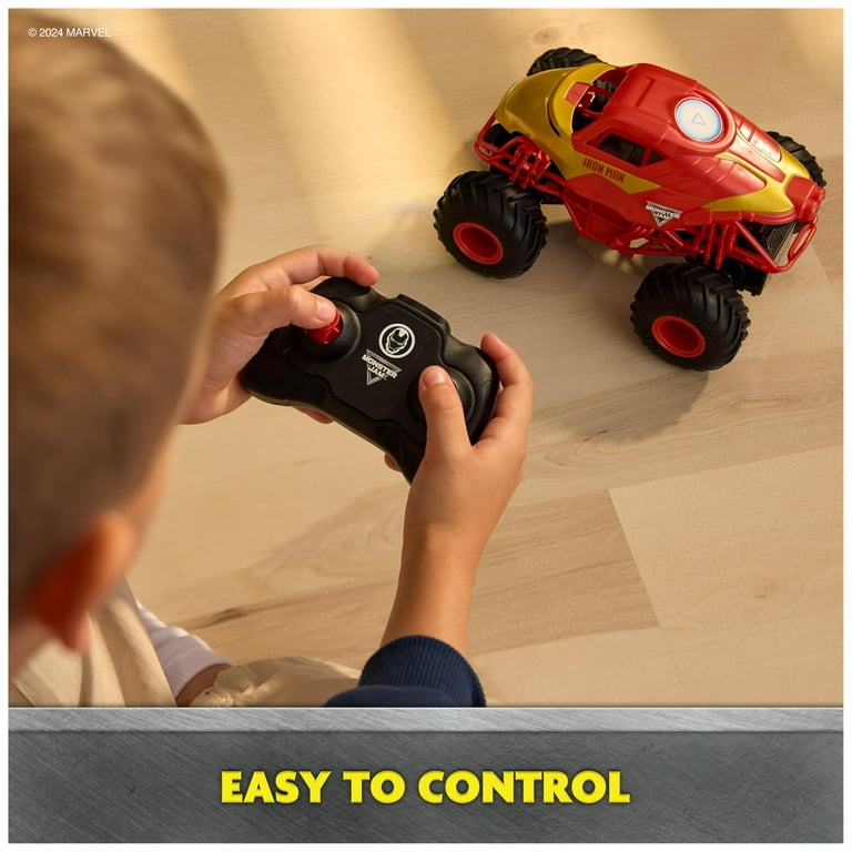 【一点物】ラジコン 1/24スケール モンスタージャム アイアンマン IRON Amazon.com: Monster Jam, Marvel Iron Man RC Monster Truck, 1