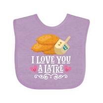 Inktastic Hanukkah Funny Latke Girls Baby Bib
