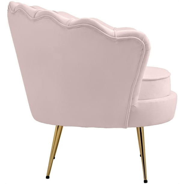 Pink velvet chair walmart sale