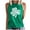 Green, variant on 2025 Fashion Women's St. Patrick's Day Sleeveless Tank Tops Casual Loose Fit Shamrock Printed Crew Neck T-Shirts for Irish Celebrations
