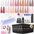 thumbnail image 1 of Kit de Extensión de Uñas Poly Gel JEWHITENY 14 piezas con Lámpara, 1 of 8