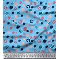 thumbnail image 1 of Soimoi Poly Georgette Fabric Brush Stroke Abstract Decor Fabric Printed Yard 42 Inch Wide, 1 of 3