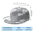 thumbnail image 4 of Camouflage Flat Baseball Cap – Adjustable Snapback Hat with Flat Bill, Breathable and Durable, Personalized Design for Sports, Travel & Daily Wear, 4 of 6