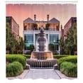 thumbnail image 3 of Ambesonne Charleston Shower Curtain, Waterfront Pineapple, 69"Wx75"L, Multicolor, 3 of 3