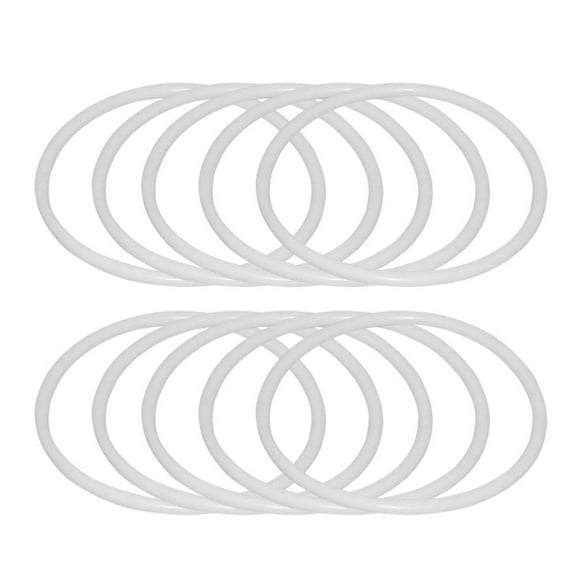 SUPVOX 20 Pcs Anneaux Attrape-Rêves Cerceaux en Plastique Macramé pour Bricolage Fournitures Attrape-Rêves (13cm)