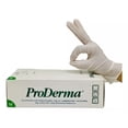 thumbnail image 2 of Guantes descartables UniSeal ProDerma color natural talle M de látex con polvo x 100 unidades, 2 of 3