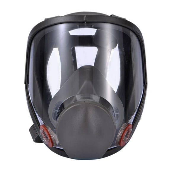 Full Facepiece Reusable Respirator 6800 with Niosh Approval, Large Lens for Wide Visibility, Silicone Seal And Four-Point Harness for Comfort, Ideal for Painting, Dust, And Chemicals, A Gas Mask