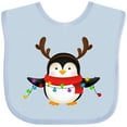 thumbnail image 3 of Inktastic Penguin Xmas Boys or Girls Baby Bib, 3 of 4