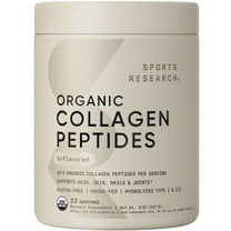 Sports Research Collagen Peptides Powder for Skin, Nails and Joints, Unflavored, 8oz, 23 Servings