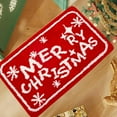 thumbnail image 4 of HongHeng Christmas Clearance Under $5.00 Christmas Bathroom Carpet Christmas Bathroom Mat Carpet Kitchen Carpet Cute Door Mat Outdoor Indoor Christmas Decoration 15.74x23.62 Inches, 4 of 6