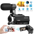 thumbnail image 1 of Videocámara digital Nikou 4K 48MP WiFi color negro, 1 of 9