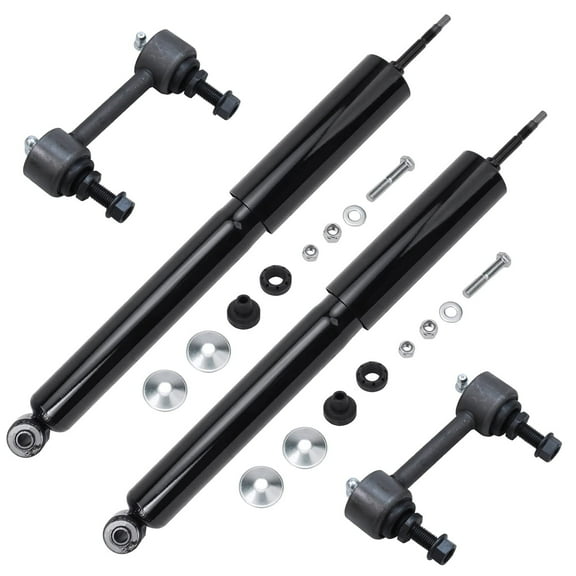 Detroit Axle - Rear Shock Absorbers w/Sway Bars Replacement for 1994-2004 Ford Mustang