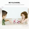 thumbnail image 3 of OULII 1Set Zinc Alloy Mini Bike Model Pink Simulation Toy For Desk Decoration And Childrens Toy 786x472x216in, 3 of 8