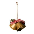 thumbnail image 1 of HEVIRGO Arbre de Noël Cloche Haute Durabilité Baies Rouges Conception avec Lanière Vibrante Couleur Large Application Décoratif en Métal Jingle Bell Ornements Décor Arbre de Noël pour la Maison, 1 of 10