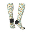 thumbnail image 4 of Balery Tiger Leaves Printed Novelty Socks Men's Women's Crew Socks Sports Socks Knee High Socks Cotton Socks Quirky and Cool Socks, 4 of 9