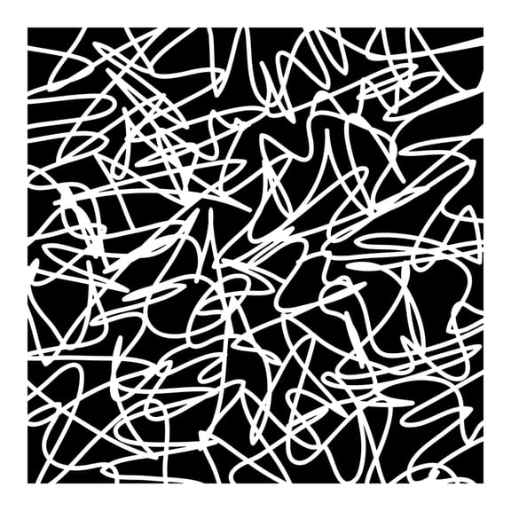 The Crafter's Workshop Stencil, 6 in x 6 in, Webbing
