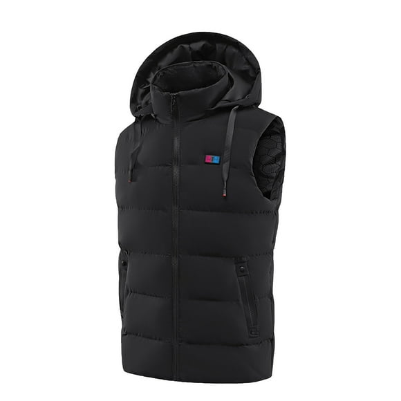 Dvkptbk Heated Vest Outdoor Warm Clothing Heated for Riding Skiing Fishing Charging Via Heated Coat Winter Gifts