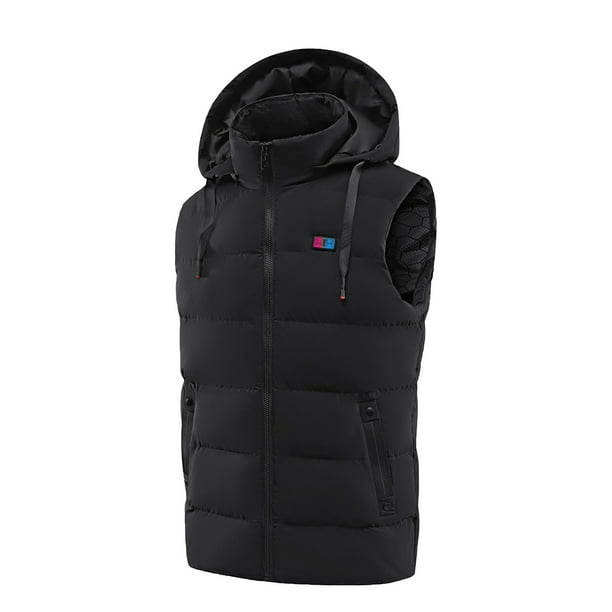 Fiudx Chaqueta Térmica, Cálida y Transpirable, Antiácido y Resistente Al Desgaste, Moldea El Cuerpo y Alivia El Dolor, con Capucha de Moda, Ideal para Uso Casual En Invierno. Disponible En Varias Tal