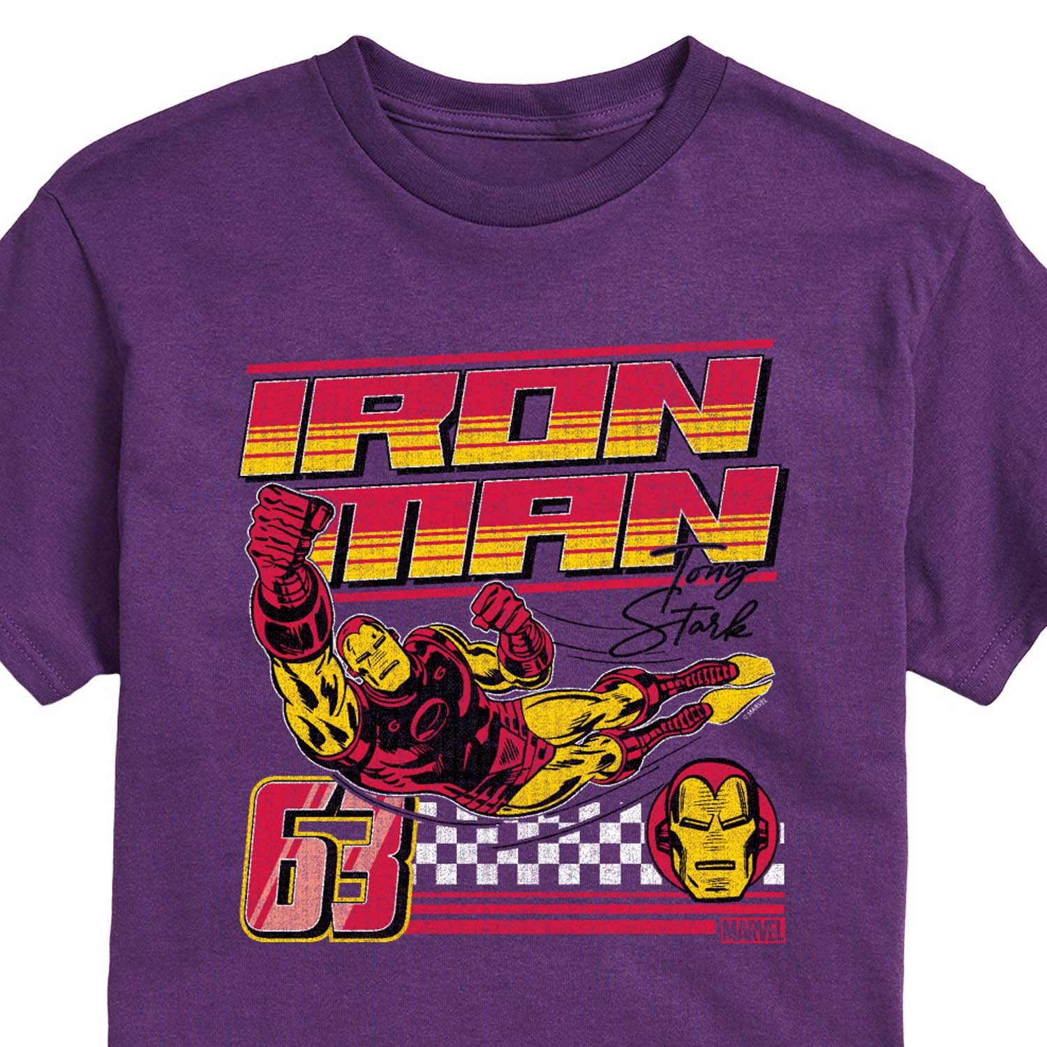 Marvel Iron Man - Racing - Men's Short Sleeve Graphic T-Shirt