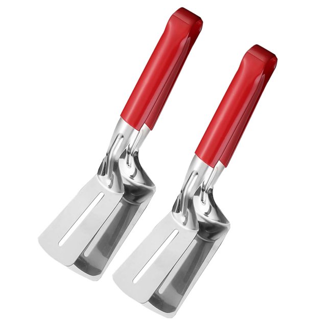 Espátula de acero inoxidable para barbacoa con agarre antideslizante, resistente al calor, para hamburguesas, pescado y panqueques, utensilio de cocina multiusos.