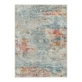 thumbnail image 2 of Unique Loom Baracoa Collection Area Rug - Panamericana (8' x 11' Rectangle Cream/Blue), 2 of 6