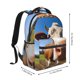 thumbnail image 2 of Disketp Blue Sky Meadow Cute Cow Mochila Estampada para Hombre y Mujer – Mochila Ligera Clásica con Múltiples Bolsillos para Universidad, Trabajo y Viajes-One Size, 2 of 5