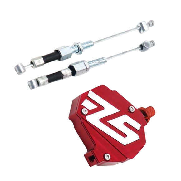 Stunt Clutch Cable Easy Pull Cable System Spare Parts Clutch Economizer System for Motorcycle Red