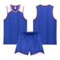 thumbnail image 2 of Unisex Youth Kids Boys Basketball Outfit Lightweight Basketball Tank Top and Track Shorts Sets Boy Summer Clothes, 2 of 5