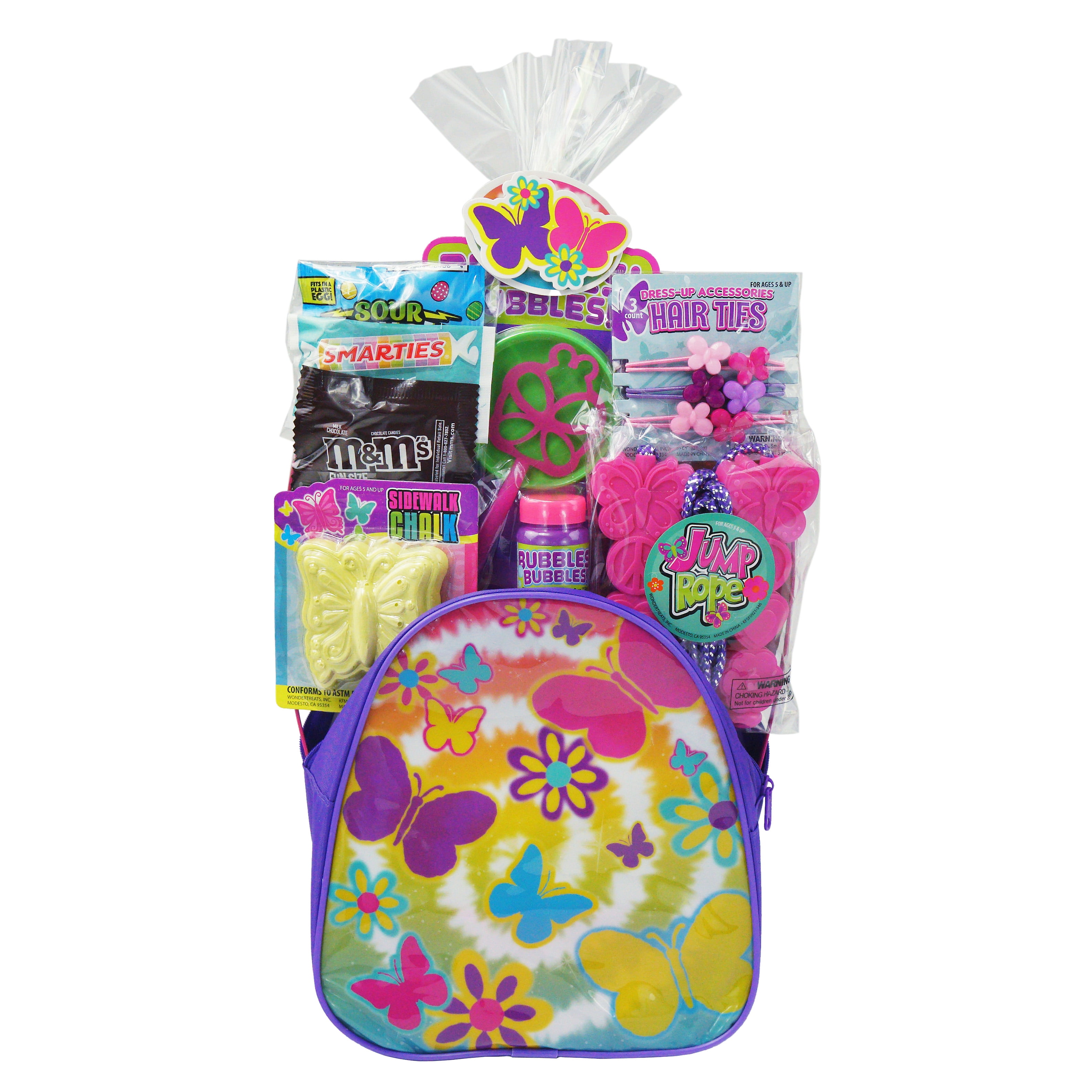 Wondertreats Butterfly Backpack & Easter Basket with Toys and Candies