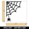 thumbnail image 2 of Web Corner With Spider Halloween Self-Inking Rubber Stamp Ink Stamper - Purple Ink - Small 1 Inch, 2 of 7