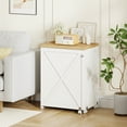 thumbnail image 2 of Gymax Folding Sewing Table w/ Compact Design Storage Shelf 2 Trays and 18 Pegs, 2 of 9