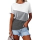 thumbnail image 1 of Camiseta con cuello redondo,Camiseta con cuello redondo,Camiseta de manga corta para mujer,Camiseta informal de manga corta,elegante y moderna, 1 of 4