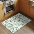 thumbnail image 3 of Sage Green Leaf Large Area Rugs for Bedroom Living Room, Non Slip Carpet Bedside Rug, Country Eucalyptus Nature Plant Branch Rectangular Floor Cover Kitchen Accent Rug 2'x3' for Dining Room/Office, 3 of 9