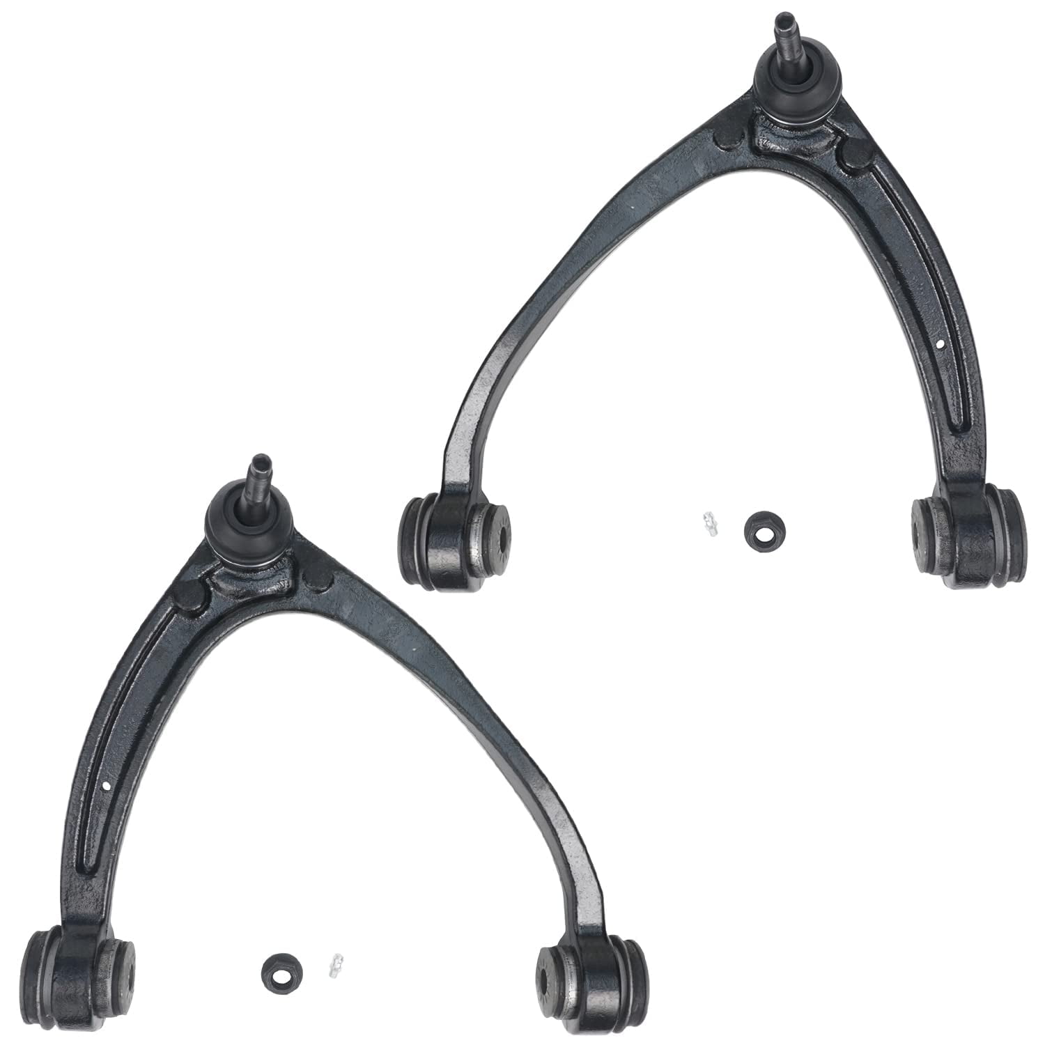 Detroit Axle - Front 12pc Suspension Kit for GMC Chevy Silverado Sierra Yukon XL Suburban 1500 Tahoe Avalanche Cadillac Escalade ESV EXT 4 Control Arms with Ball Joints 4 Tie Rods 2 Sway Bars 2 Boots