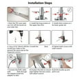 thumbnail image 4 of Kit De Montaje, Flexible, Resistente, De Moda, Fácil Instalación, Montaje En Poste De Internet Por Satélite, ángulo De Base, Acero Con Recubrimiento En Polvo Ajustable Para, 4 of 7