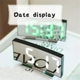 thumbnail image 4 of sruoe Alarm Clock, Digital Clocks, Clock Alarm Bedside, Clock Alarm Radio, Clock Alarm Digitalalarm, Mirror Digital Clock, Heavy Sleepers Alarm Clock, Plastic, 4 of 6
