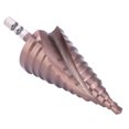 thumbnail image 2 of Loewten Step Drill Bit, High Toughness High Speed Steel Drill Bit, High Wear Resistance Not Easy To Break Cobalt Coating For Perforating Various Materials Deburring, 2 of 8
